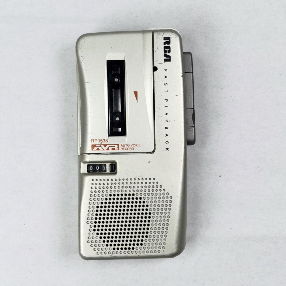 Vintage RCA RP3538 Audio Voice Recorder and Mic / Tested / Works